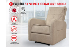 Массажное кресло реклайнер FUJIMO E-COMFORT CHAIR F3005 FEF Ваниль (Sakura 4)